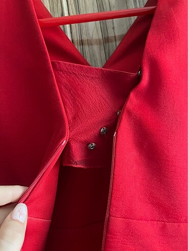 Kırmızı tül elbise/abiye - Görsel 7