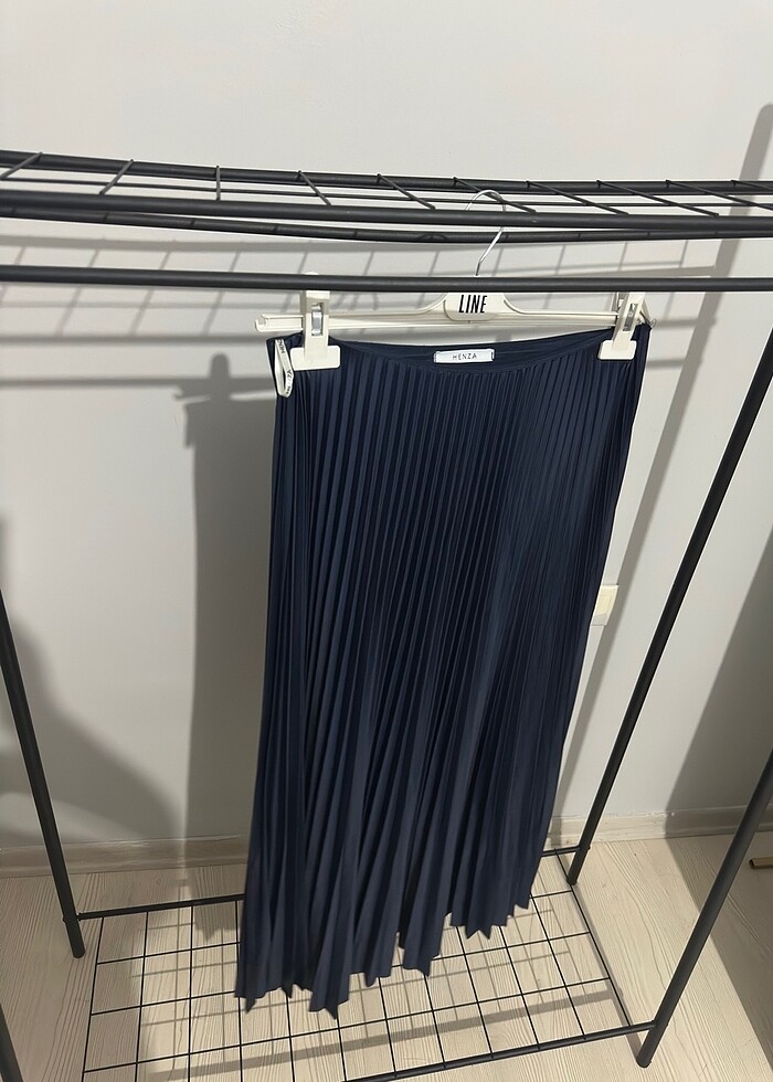 Henza tesettür etek lacivert - Görsel 3