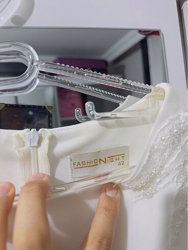 Tesettür nikah elbisesi şık - Görsel 7