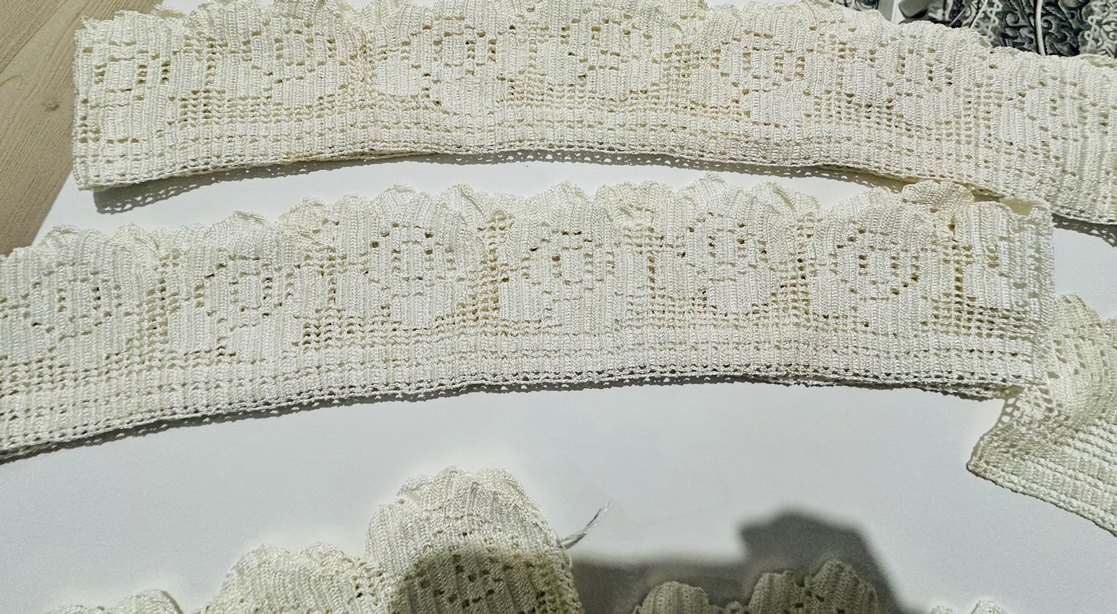 El Yapımı Bohem Dantel Şeritler yorgan yastık kenarı - Görsel 4