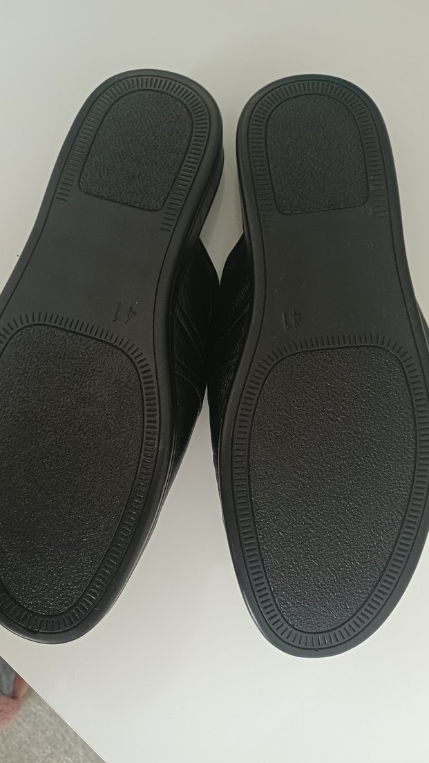 Erkek Klasik Siyah Terlik - Görsel 4