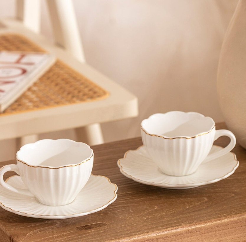Porselen Kahve Fincanı Takımı - Görsel 2