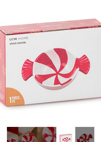 Şeker Desenli Seramik Kase - Görsel 5