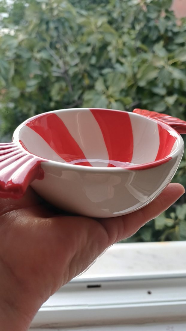 Şeker Desenli Seramik Kase - Görsel 3