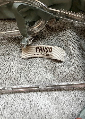 Kürklü Turkuaz Kız Mont - Görsel 3