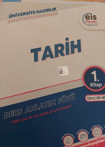 EIS Yayınları Üniversite Hazırlık Tarih Ders Kitabı 1