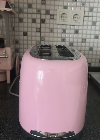 Pembe SMEG Ekmek Kızartma Makinesi - Görsel 3