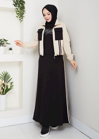İkili takım tesettür elbise - Görsel 10