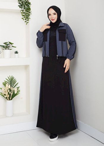 İkili takım tesettür elbise - Görsel 2