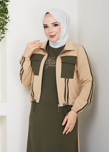 İkili takım tesettür elbise - Görsel 14