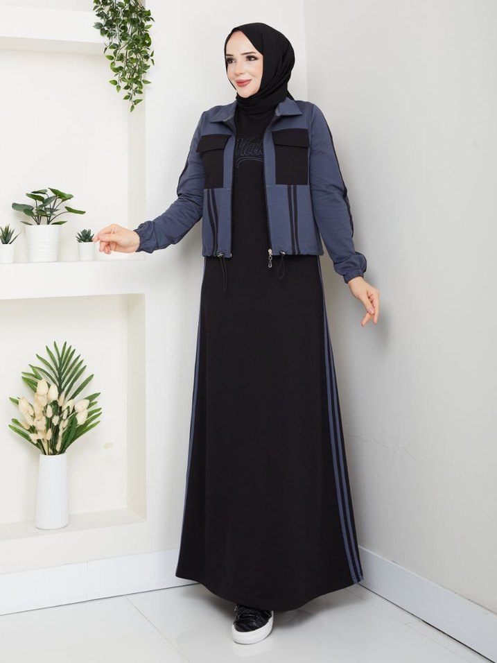 İkili takım tesettür elbise - Görsel 1