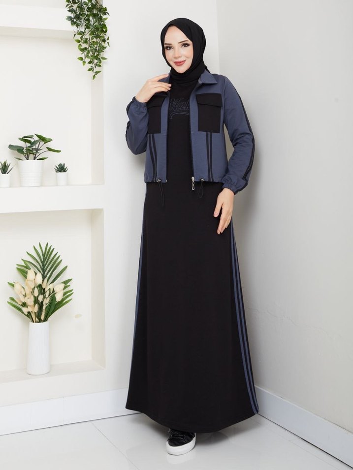 İkili takım tesettür elbise - Görsel 2
