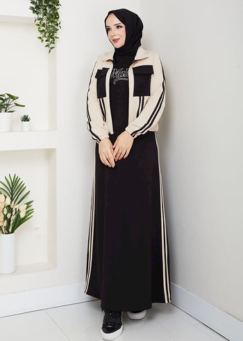 İkili takım tesettür elbise - Görsel 11