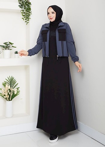 İkili takım tesettür elbise - Görsel 5