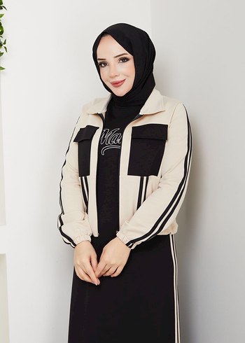 İkili takım tesettür elbise - Görsel 6