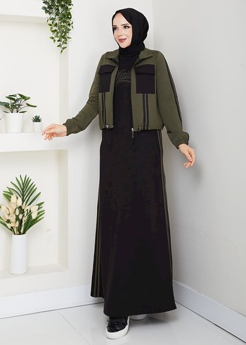 İkili takım tesettür elbise - Görsel 2