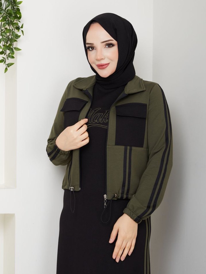 İkili takım tesettür elbise - Görsel 3