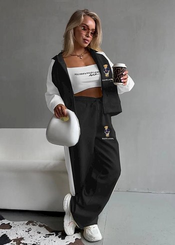Polo Ralph Lauren Pembe Baskılı Kadın Eşofman Takımı
