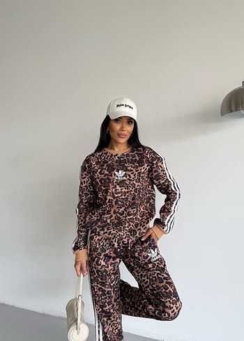 Pembe Batik Desenli Kadın Eşofman Takımı - Görsel 8