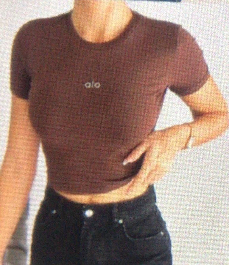 Beyaz Kadın Crop Top Kısa Kollu alo - Görsel 5