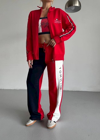 Tommy Hilfiger Baskılı Kadın Eşofman Takımı - Görsel 4