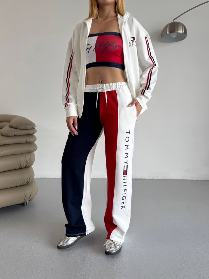 Tommy Hilfiger Baskılı Kadın Eşofman Takımı - Görsel 5