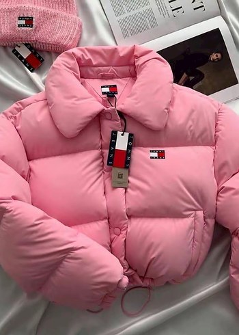 Tommy Hilfiger Pembe Sisme Mont
