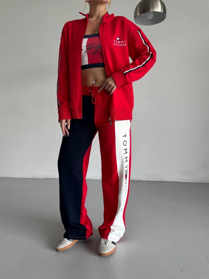 Tommy Hilfiger Beyaz Kadın Eşofman Takımı - Görsel 4