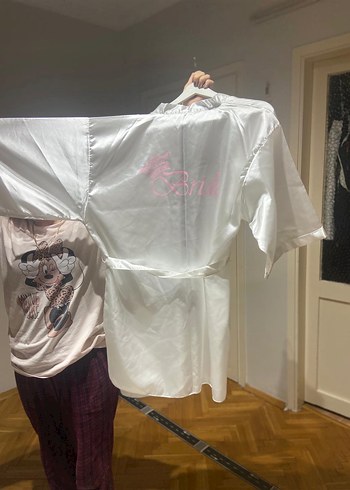 Beyaz Parlak Midi Kadın bride - Görsel 5