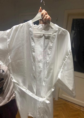 Beyaz Parlak Midi Kadın bride - Görsel 3