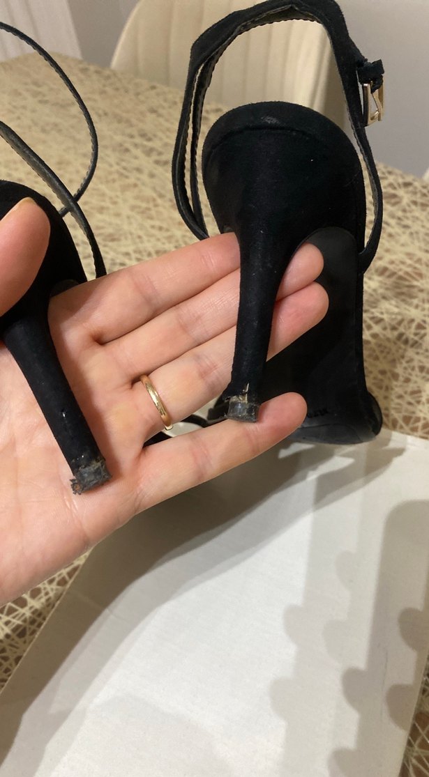 Klasik Siyah Tokalı İnce Topuklu Kadın Ayakkabı - Görsel 5