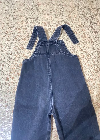 Gri Erkek Çocuk Kot Salopet - Görsel 5