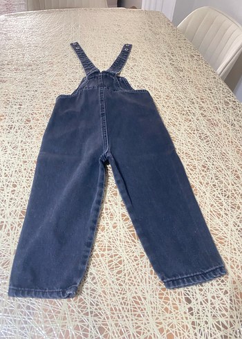 Gri Erkek Çocuk Kot Salopet - Görsel 3