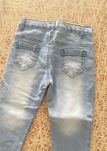 Pastel Mavi Erkek Çocuk Denim Pantolon - Görsel 4