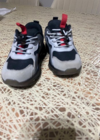 Gri Bağcıklı Erkek Çocuk Spor Ayakkabı - Görsel 2