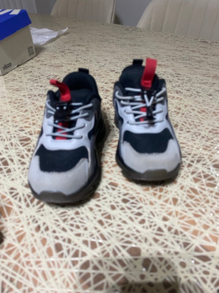 Gri Bağcıklı Erkek Çocuk Spor Ayakkabı - Görsel 4