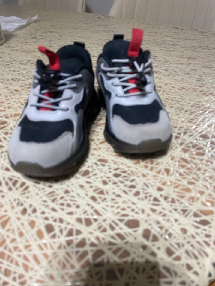 Gri Bağcıklı Erkek Çocuk Spor Ayakkabı - Görsel 2