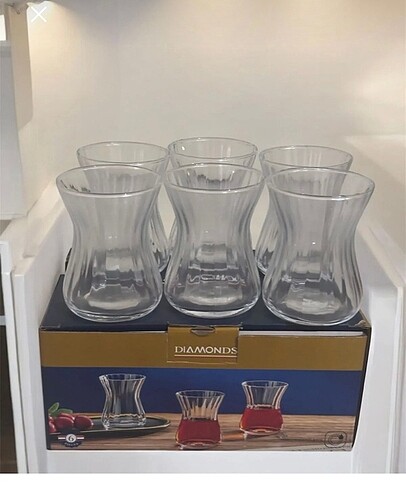 Diamonds 6 lı Çay Bardağı