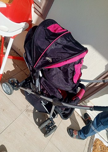 Kraft pembe bebek arabası - Görsel 3