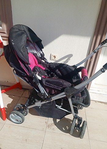 Kraft pembe bebek arabası - Görsel 2