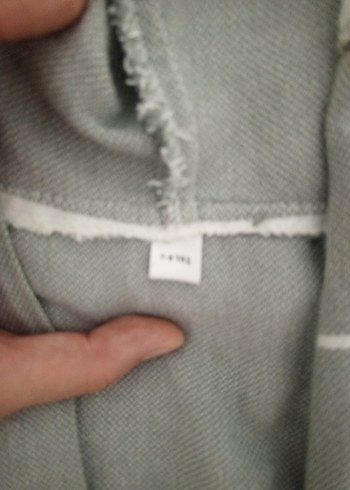 Gri Bohem Tarzı Pamuklu Bornoz - Görsel 2