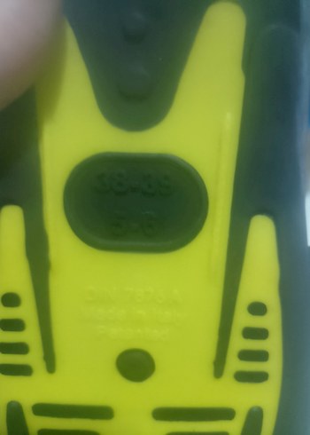 Erkek Sarı Spor Yüzme Paleti Velcro - Görsel 2