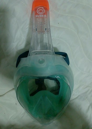 Turkuaz Transparan Yüzme Maskesi - Görsel 2