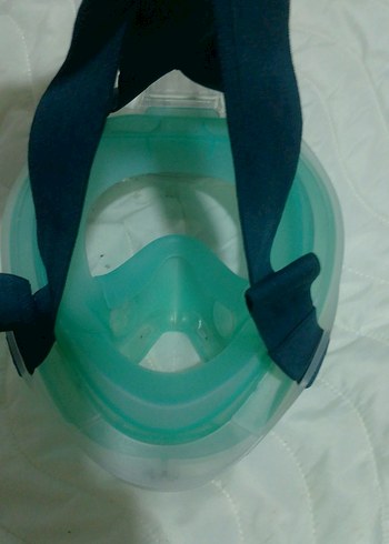Turkuaz Transparan Yüzme Maskesi - Görsel 4