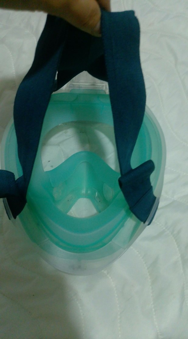 Turkuaz Transparan Yüzme Maskesi - Görsel 4