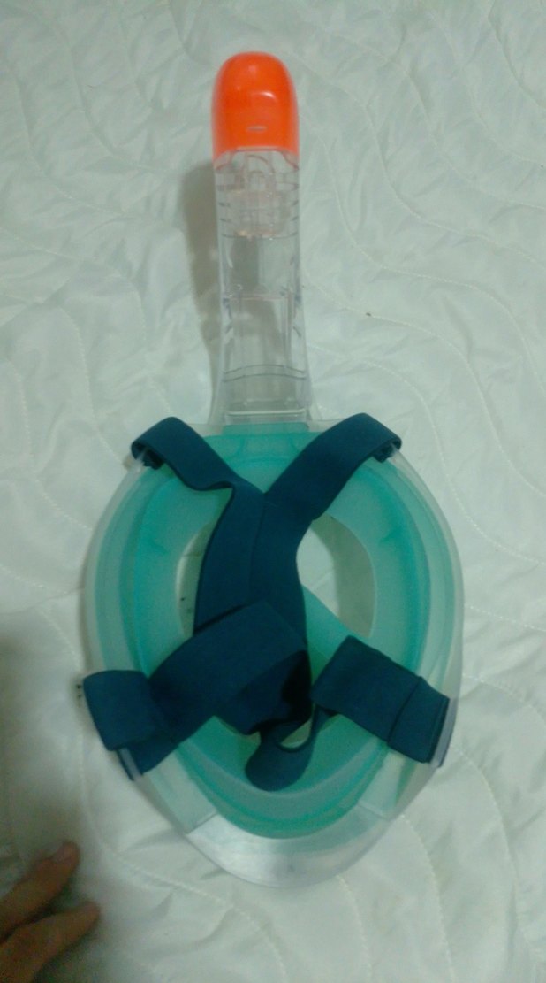 Turkuaz Transparan Yüzme Maskesi - Görsel 3