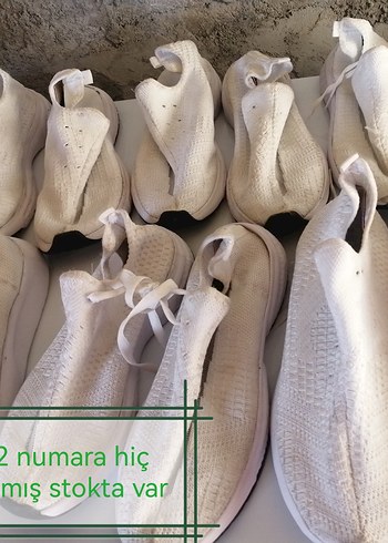 Beyaz  hava alan 42 numara erkek ayakabı - Görsel 7