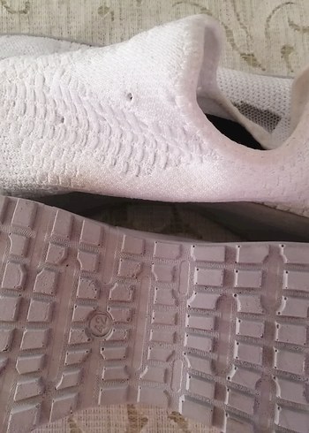 Beyaz  hava alan 42 numara erkek ayakabı - Görsel 6