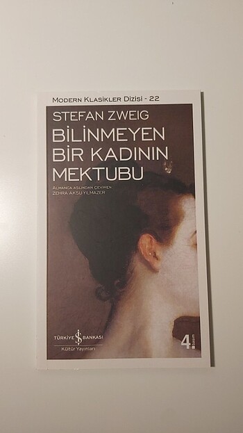 Bilinmeyen Bir Kadının Mektubu-Stefan Zweig