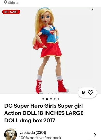 Barbie Dc Super hero bebek
